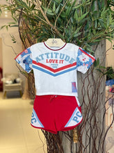 Conjunto manga curta Petit Cherie Shorts menina Attitude