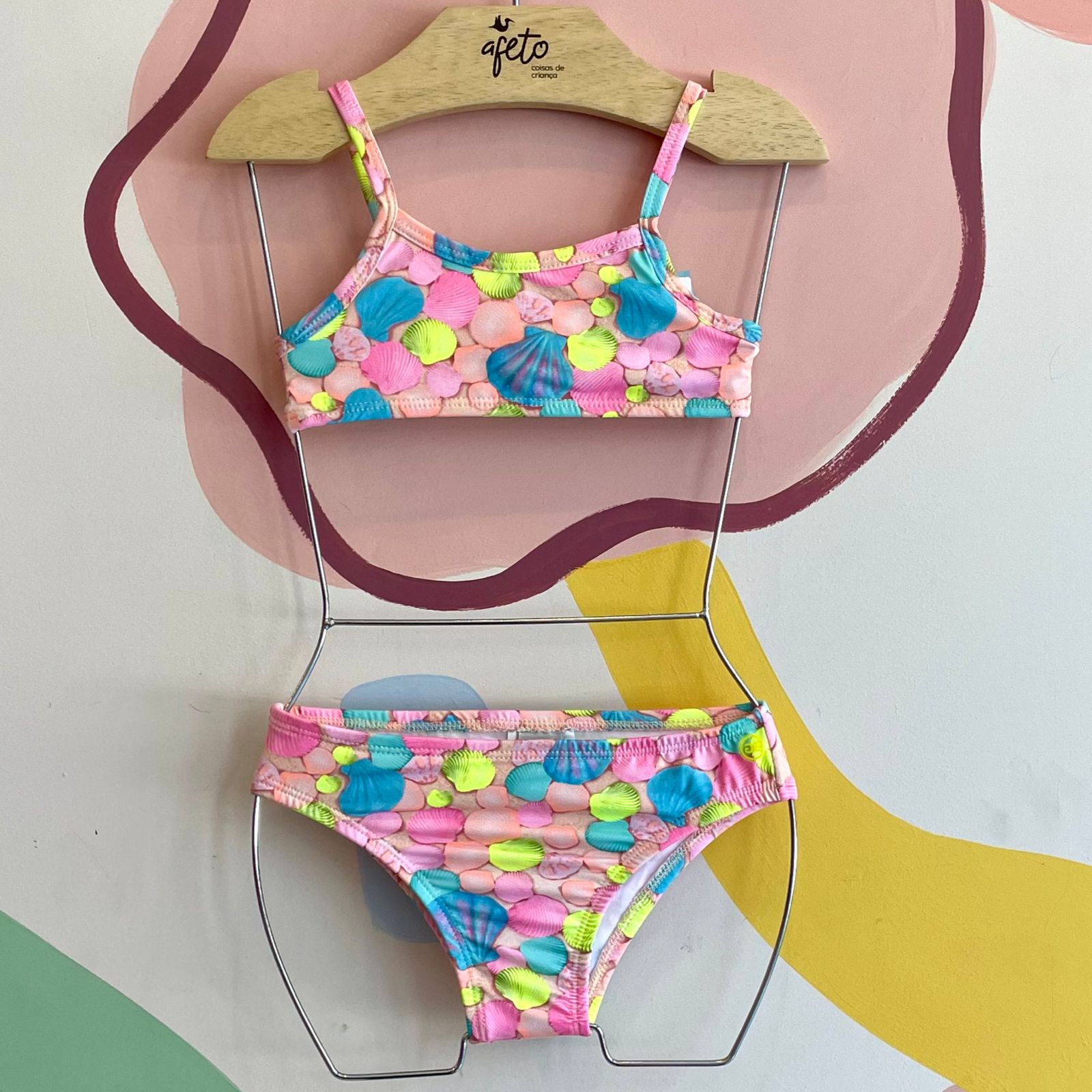 Biquini Bograntex Infantil menina Conchas