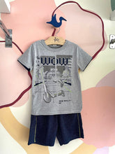 Conjunto Manga Curta Bermuda Bograntex Infantil menino Patinete