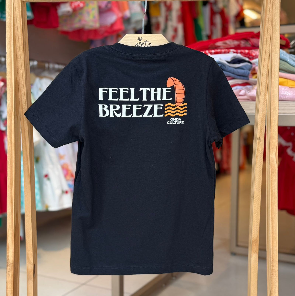 Blusa Manga Curta menino Feel The Breeze