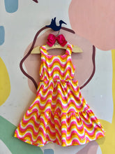 Vestido Regata Menina Momi Ondas Pink