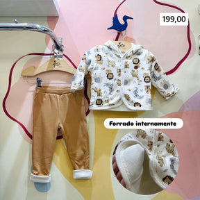 Conjunto manga longa Calça Mini & Co Bebê Menina
