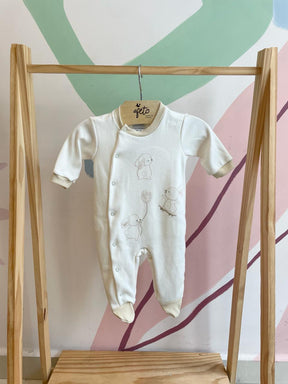 Macacao Manga Longa Baby Fashion Infantil Unissex Coelhinhos