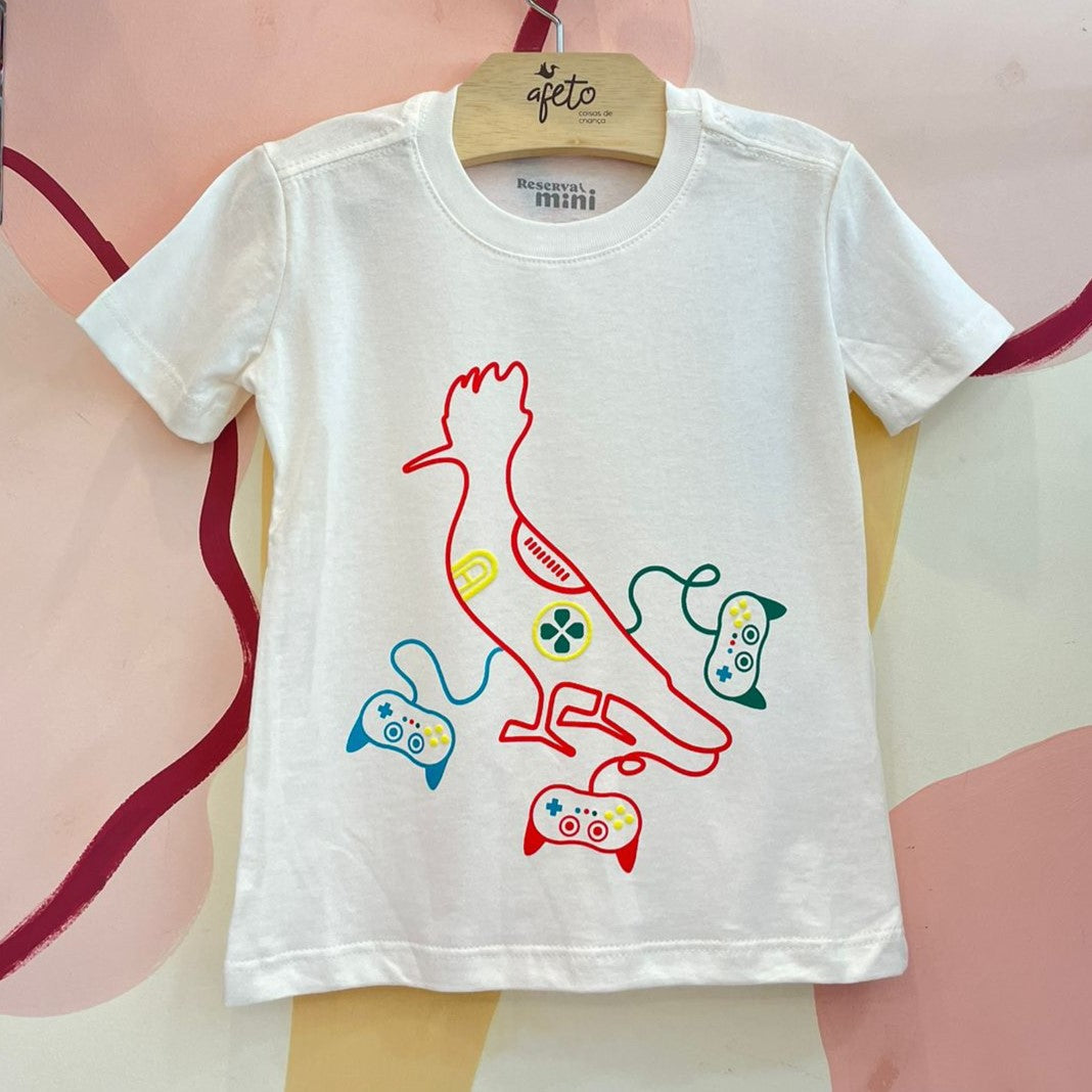 Camiseta Reserva manga curta menino Game
