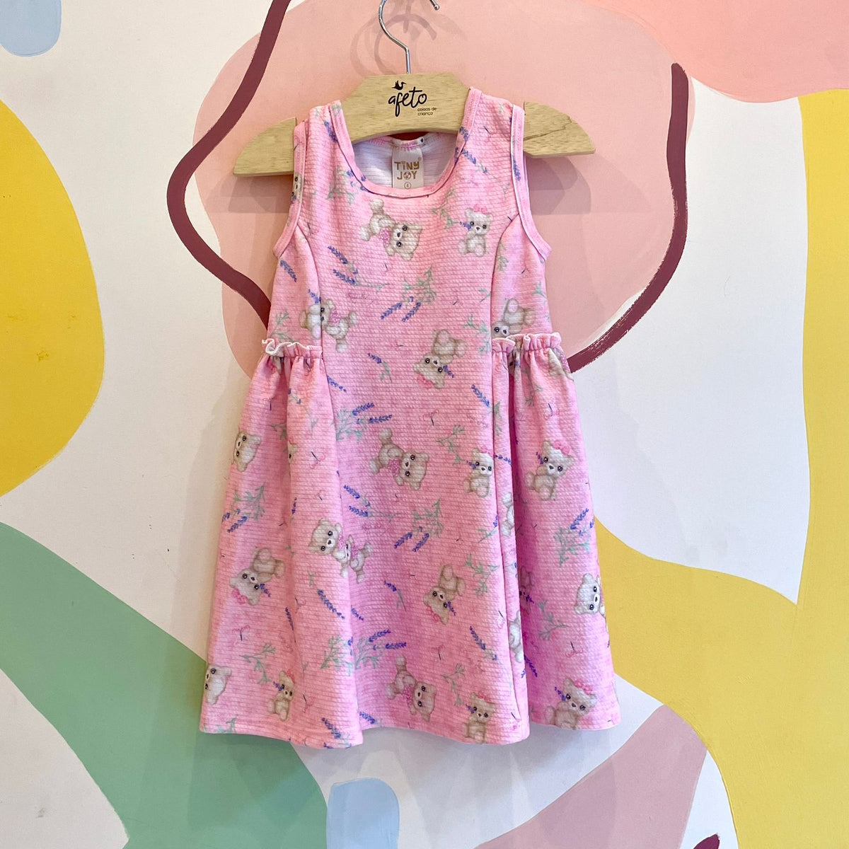 Vestido Regata Kaiani Infantil Fem Ursinhas