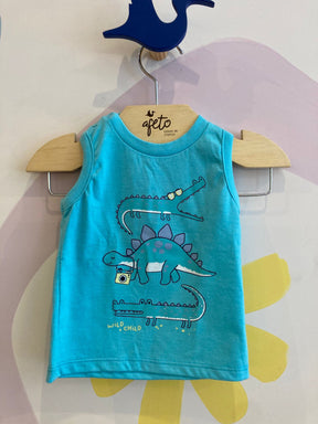 Camiseta Regata menino Dino Jacare