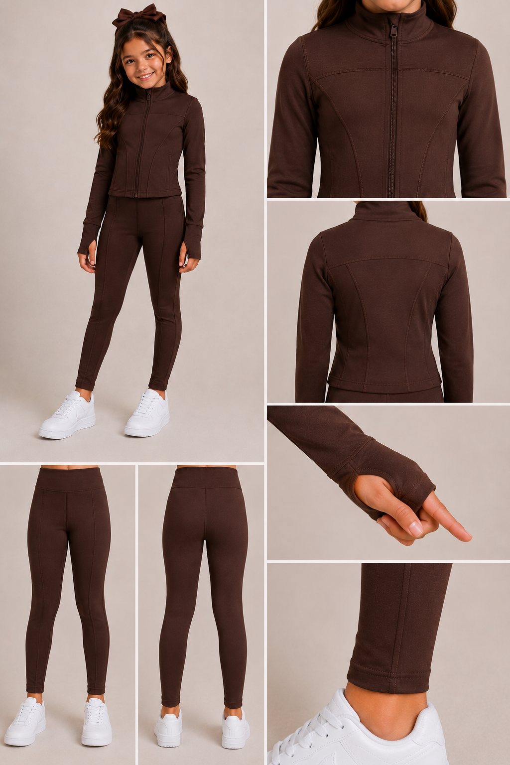 Conjunto Feminino Infantil Flanelado Manga Longa Calça Mila