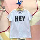 Blusa Manga Curta menina Tshirt Hey Stras Vallen
