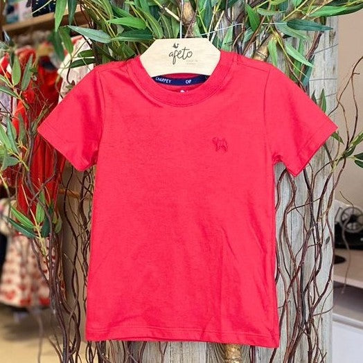 Camiseta Manga Curta Charpey Infantil Menino Lisa