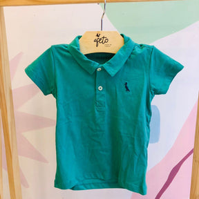 Camiseta Manga Curta Reserva Infantil Menino Polo Lisa