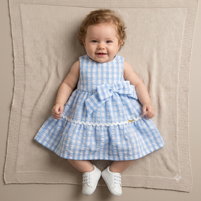 Vestido Regata Menina Momi Xadrez Laco