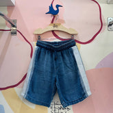 Bermuda Oliver Infantil Menino Moletinho Jeans