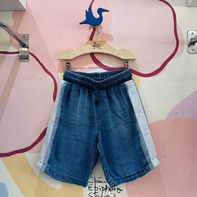 Bermuda Oliver Infantil Menino Moletinho Jeans