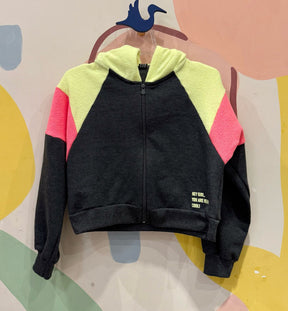 Jaqueta Manga Longa menina Neon Flanelado