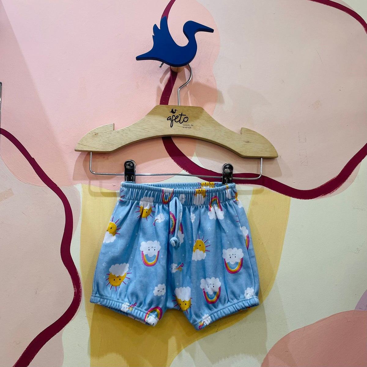 Shorts menina bebê