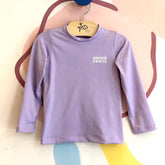 Blusa manga longa menina Praia Llilas