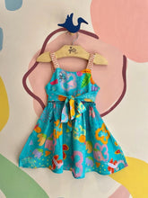 Vestido Regata Malagah Infantil menina Viscose Flores Abelhas