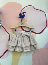 Saia Yoyo menina Veludo Cotele Nude