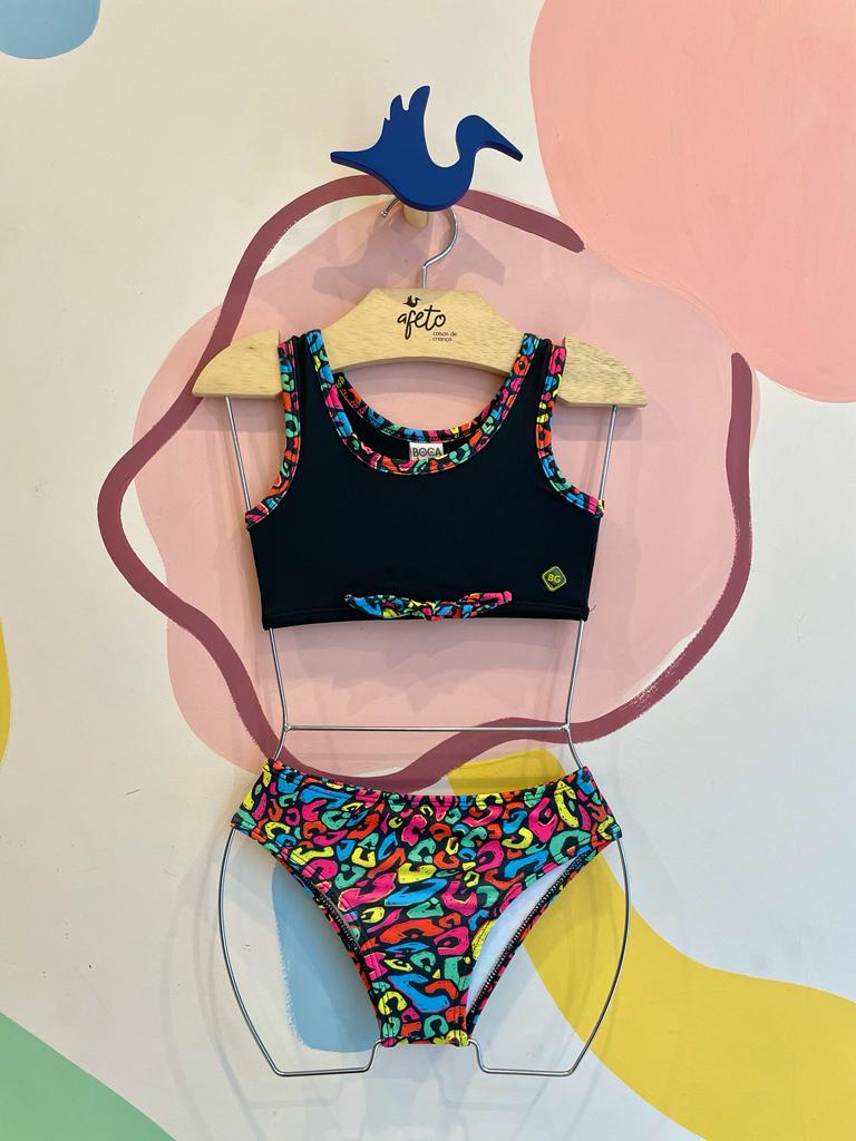 Biquini Bograntex Infantil Fem Animal Print