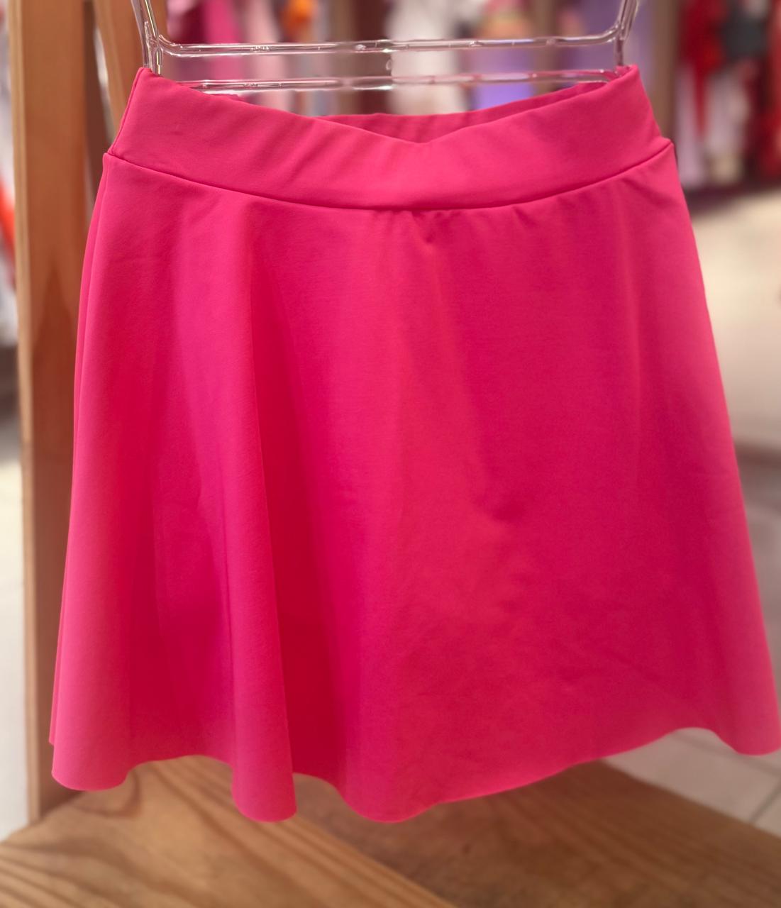 Saia Marujos & Sereias Menina Praia Ginastica com Shorts Rosa
