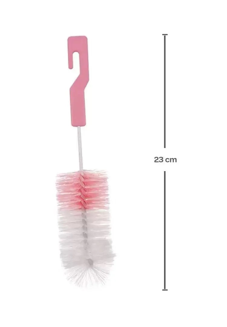 Kit Escova para Limpeza de Mamadeira Buba Rosa 2 pecas