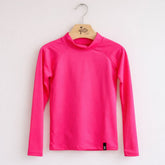 Blusa Praia Marujos & Sereias manga longa Liso com Protecao Rosa