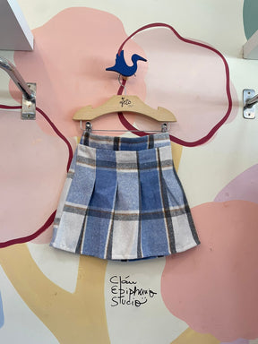 Saia menina xadrez Vallen