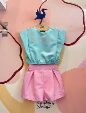 Conjunto Regata Shorts Menina Malagah Alfaiataria