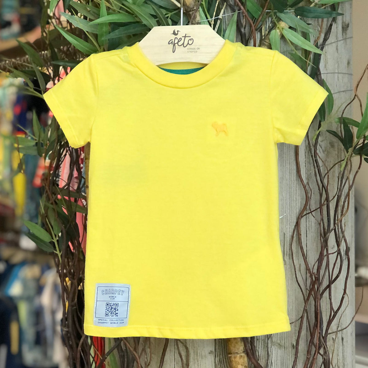 Camiseta Manga Curta Charpey Unissex Lisa