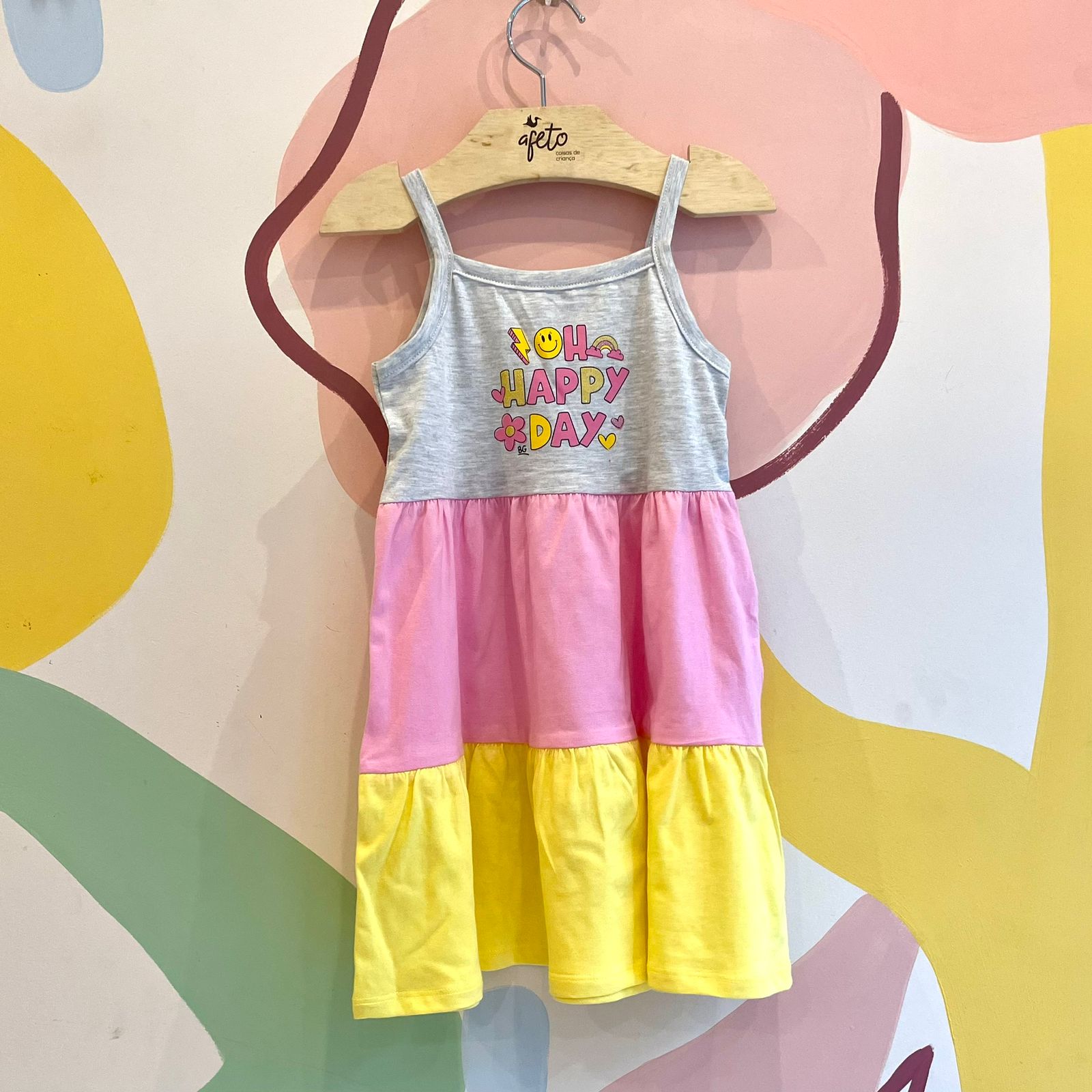 Vestido Regata Bograntex Infantil menina Marias Happy Day