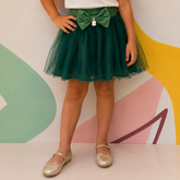 Saia Yoyo menina Tule Verde