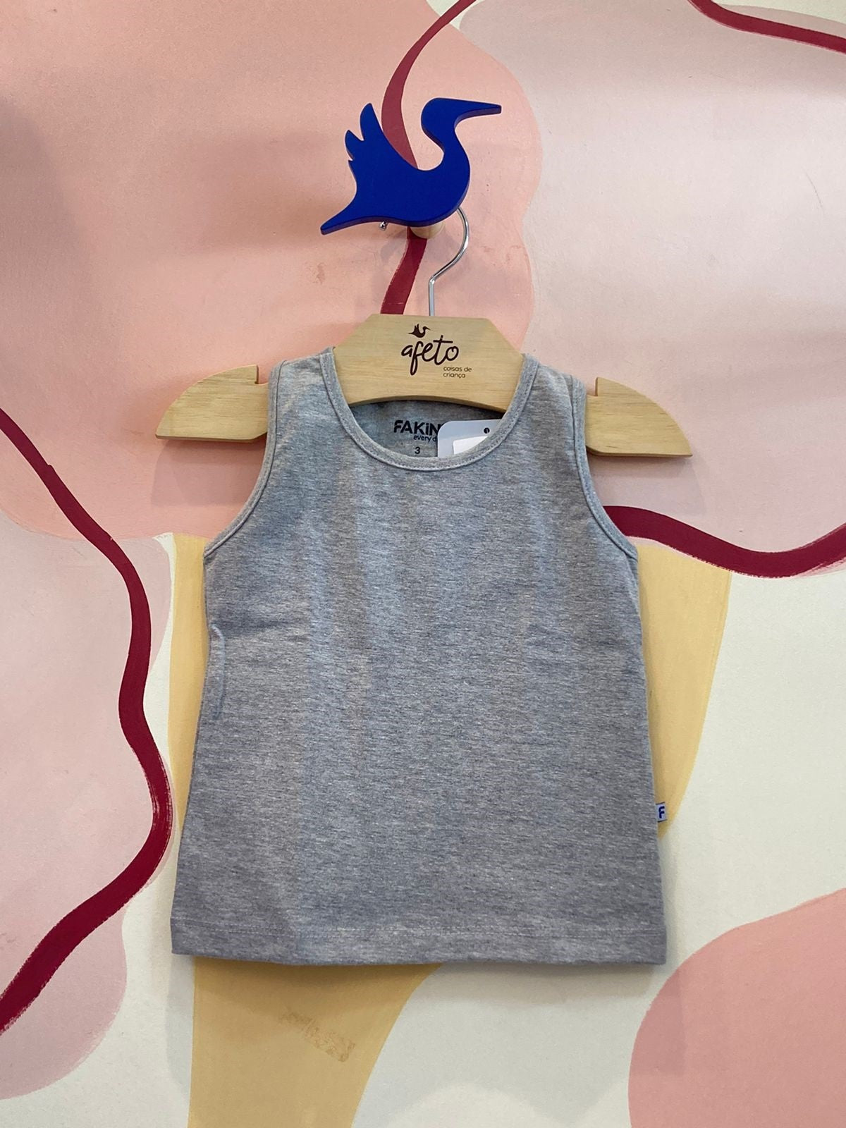 Blusa Regata Fakini Infantil Menina Basica