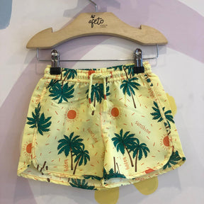 Shorts menina infantil Kyly em moletinho Donuts