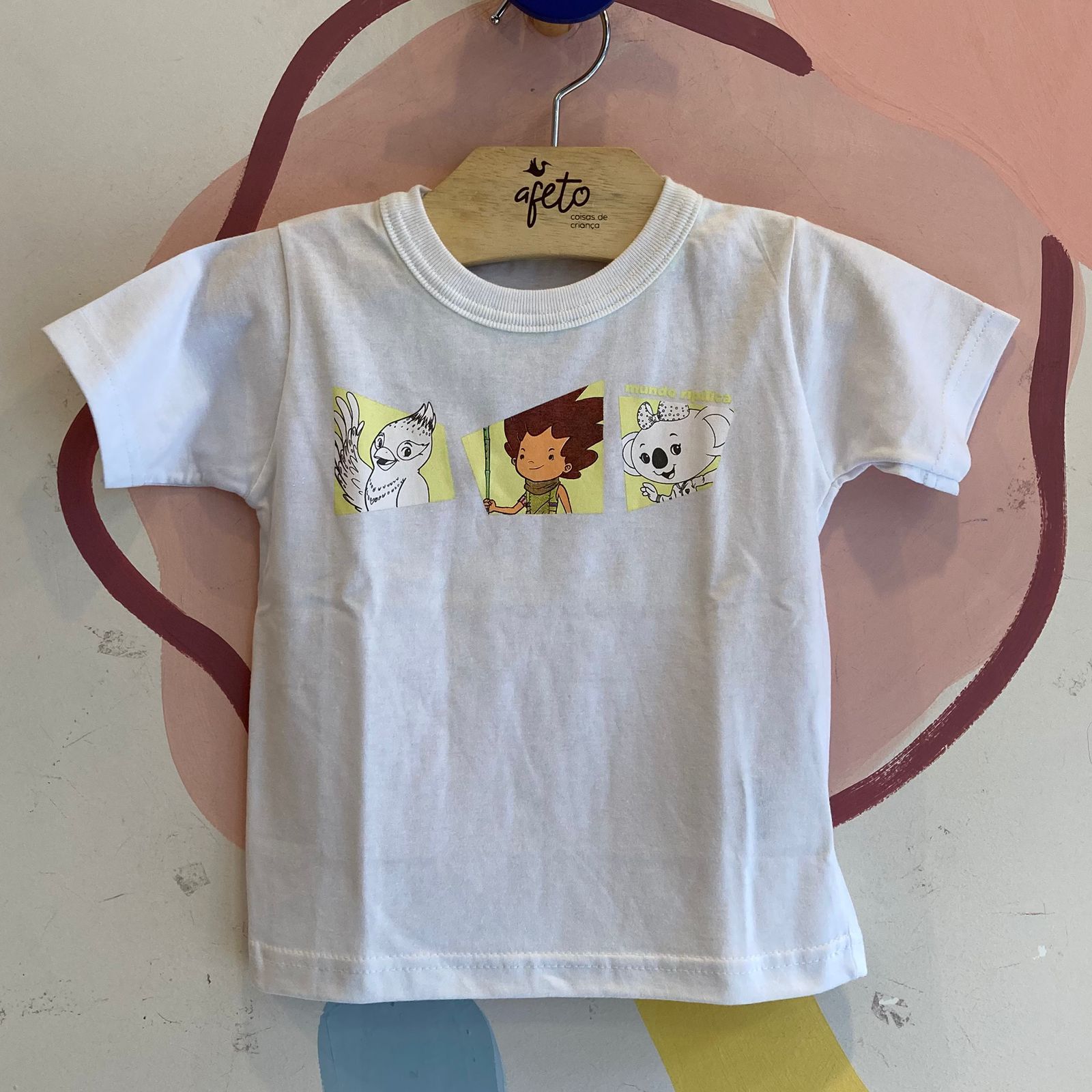 Blusa manga curta menina Lilica Ripilica Branco