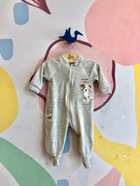 Macacao manga longa Mini & Co Unissex Cachorro Plush