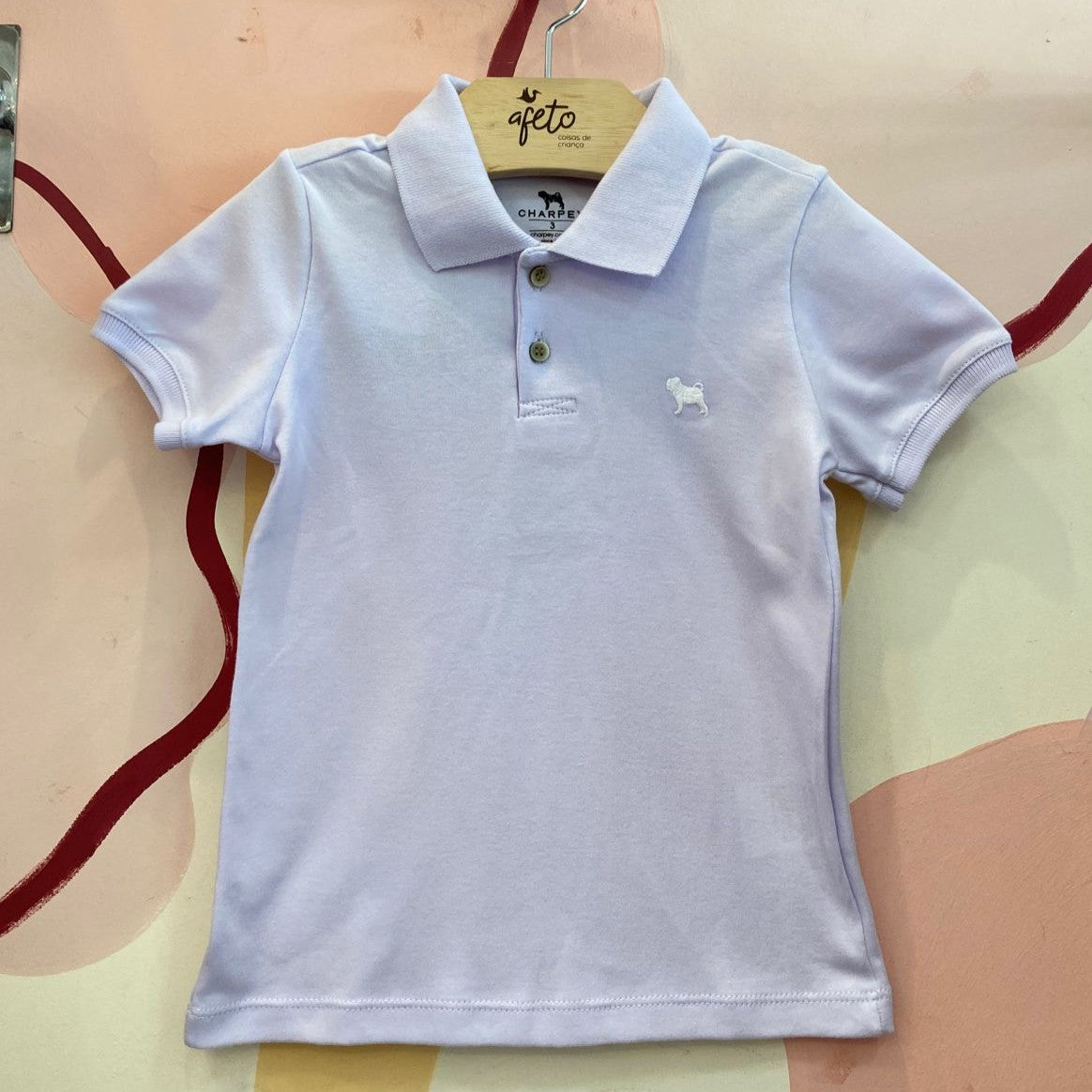Camiseta Manga Curta Menino Charpey Polo Suedine