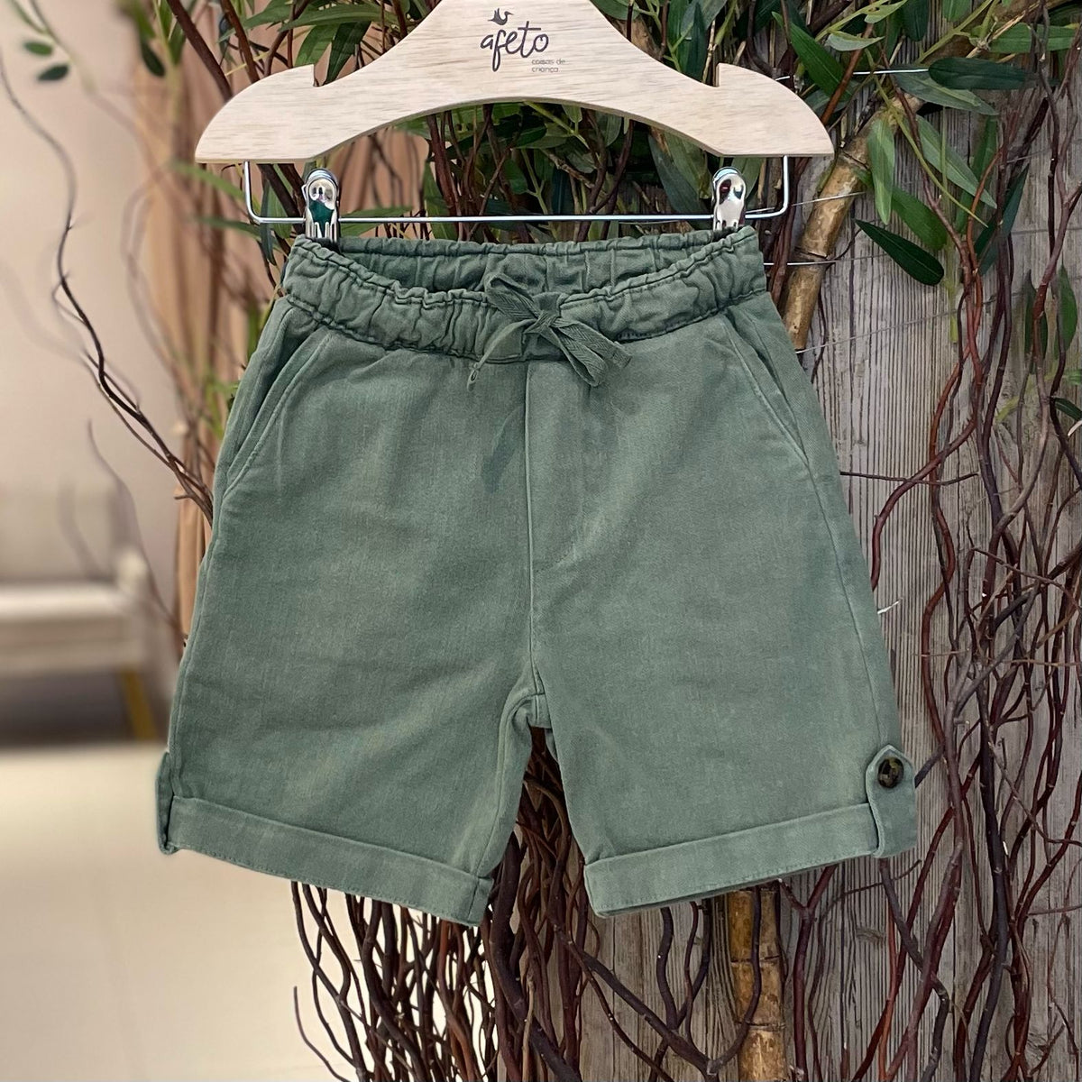 Bermuda Oliver Infantil Menino Sarja