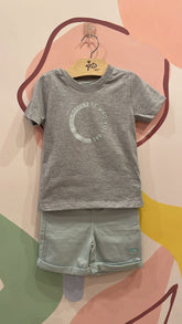 Conjunto Manga Curta Shorts Charpey Infantil menino Be Who Sarja