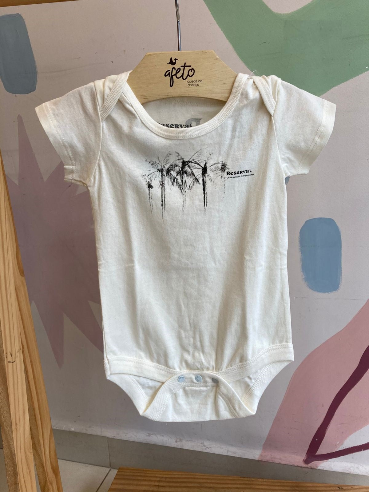 Body Manga Curta menino Coqueiros