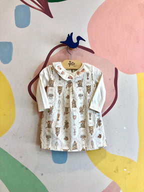 Vestido manga longa Mini & Co Menina Ratinha Bailarina