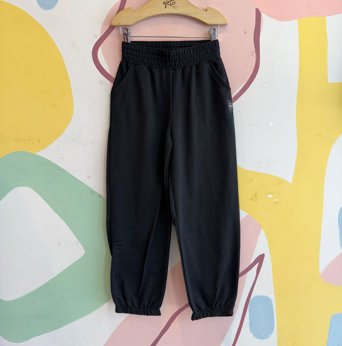 Calça menina Moletinho It Girl Preto