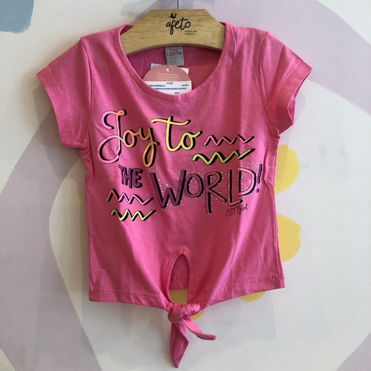 Blusa Manga Curta menina Diversos Tam 4