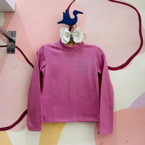 Blusa Manga Longa menina Canelada