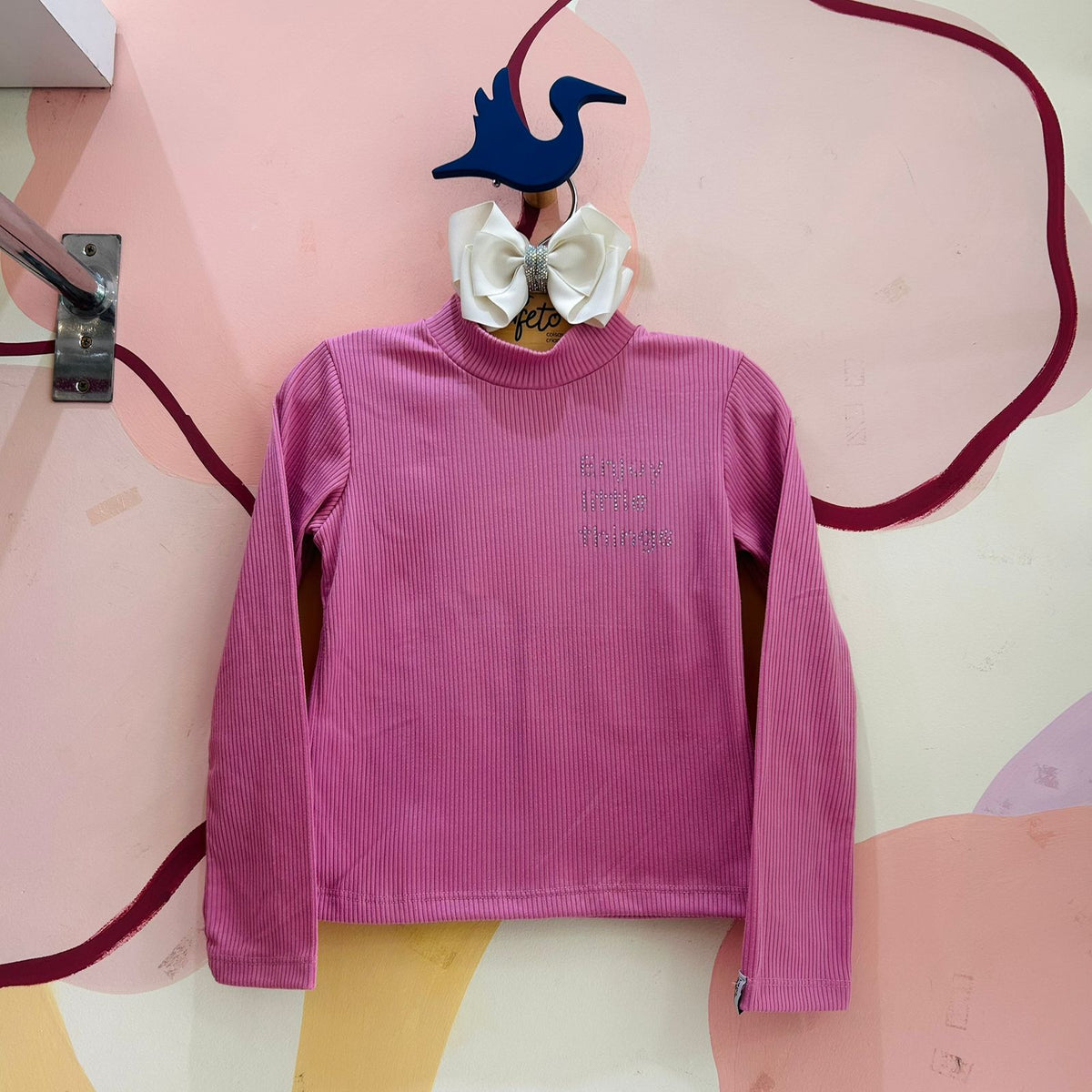 Blusa Manga Longa menina Canelada