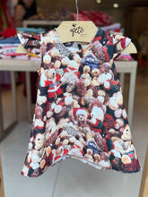 Vestido manga curta menina infantil Yoyo Natal Estampado