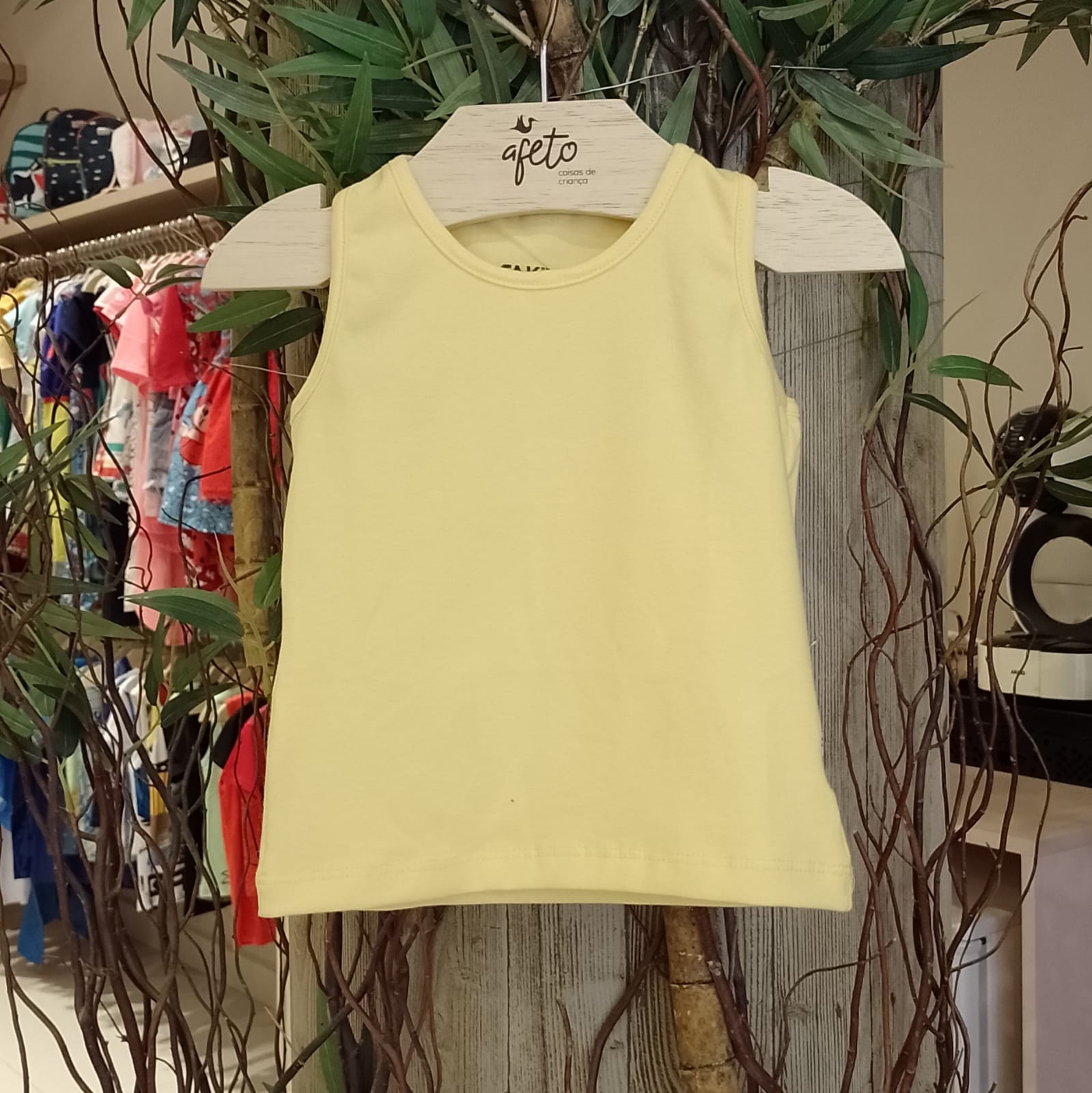 Blusa Regata Fakini Infantil Menina Basica