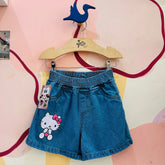 Shorts Menina Hello Kitty Disney jeans