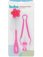 Kit Escova para Limpeza de Mamadeira Buba 3 peças