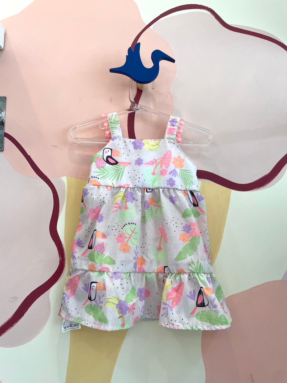 Vestido Regata Kukie Infantil menina Tucano Flores