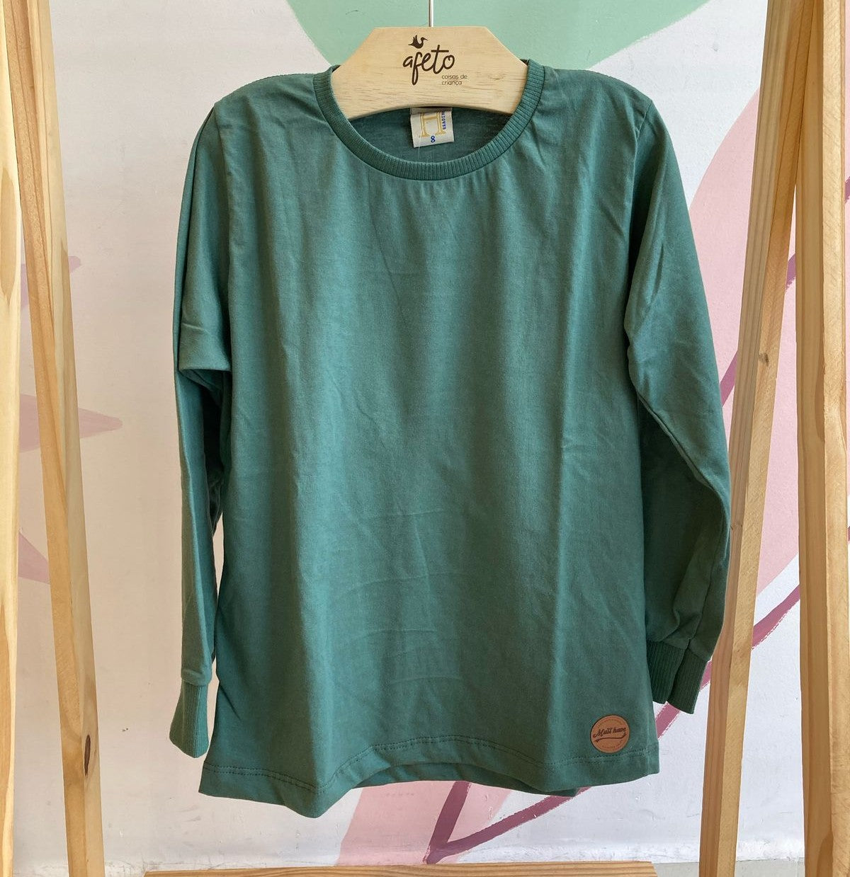 Blusa Manga Longa menino Basica Com Punho